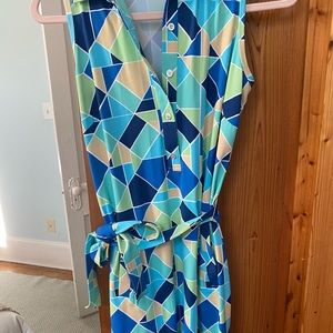 J McLaughlin Dolly Dress in Abstract Diamond